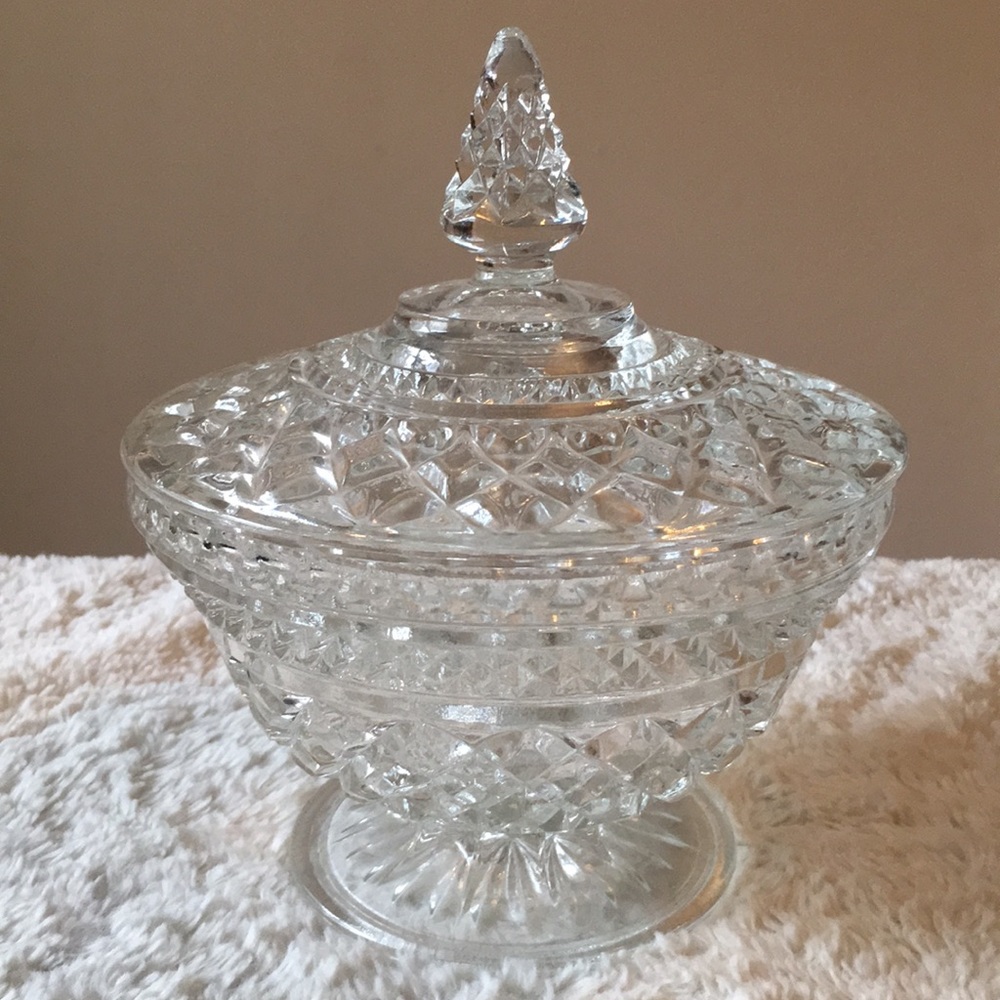 Crystal Glass Jar